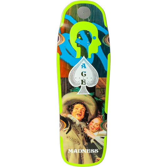 Madness Ace Pelka Blunt R7 Shaped Yellow Trim Deck 10.0