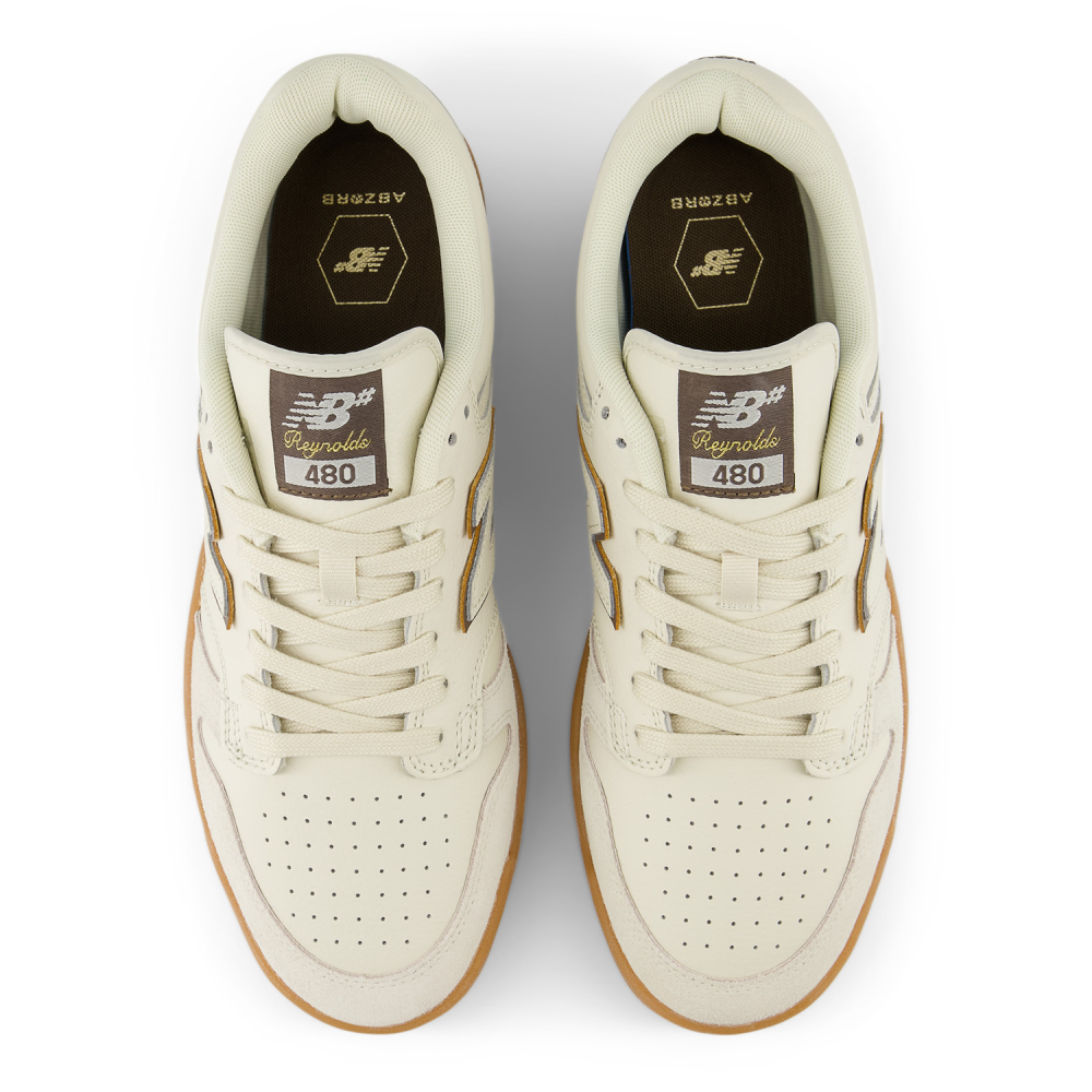 New Balance 480 DRW Andrew Reynolds Cream Gum The Skateboard Shop