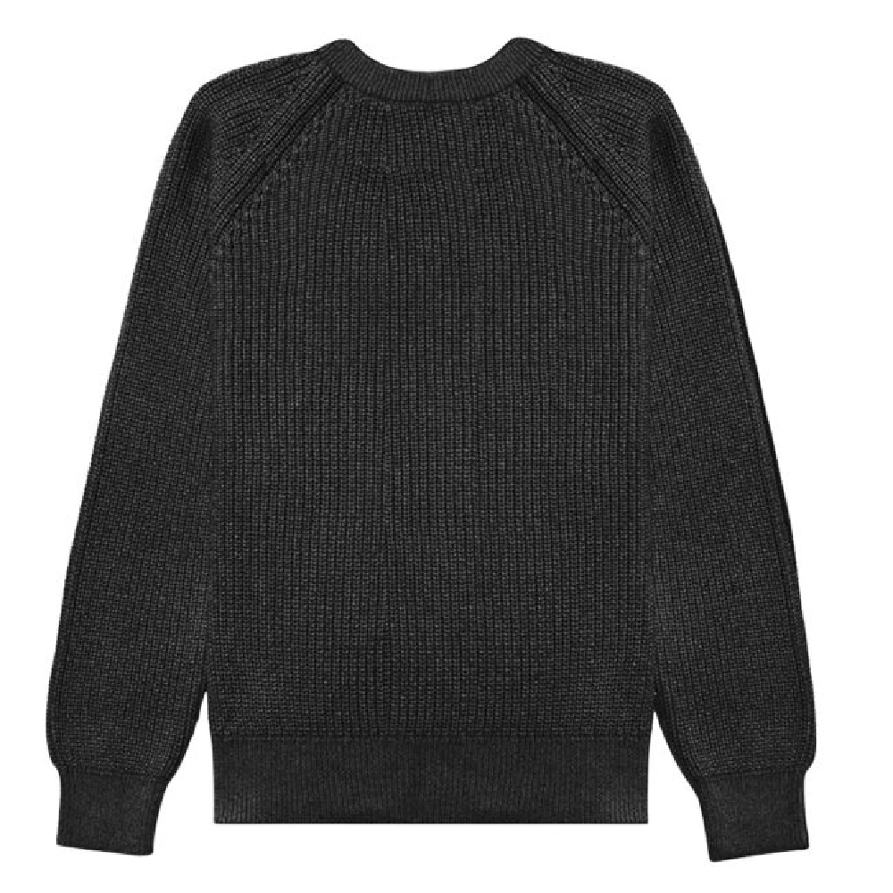 Stan Ray Cable-Knit Crew Sweater Black