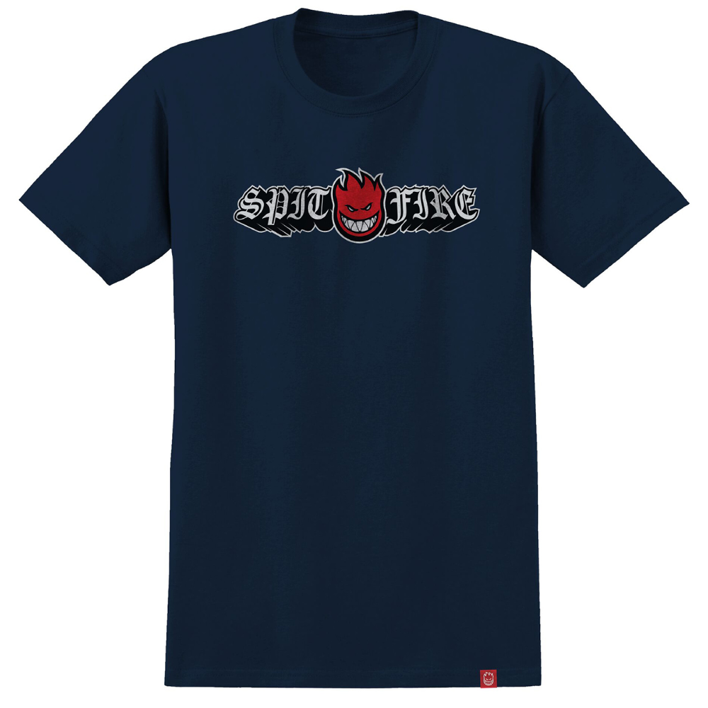 Spitfire Youth Old E Drop Navy T-Shirt