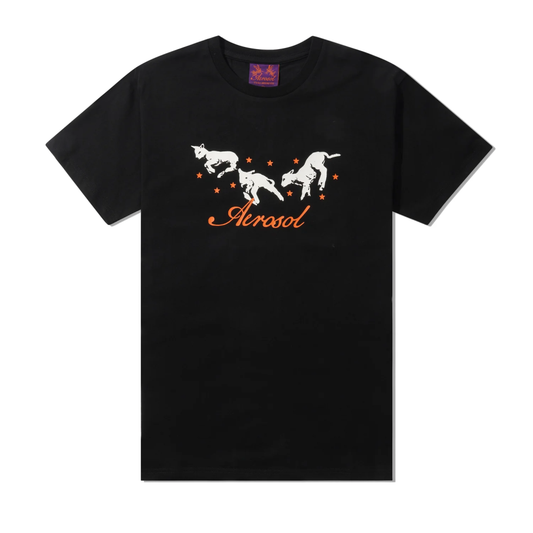 Aerosol Frolic Black T-Shirt