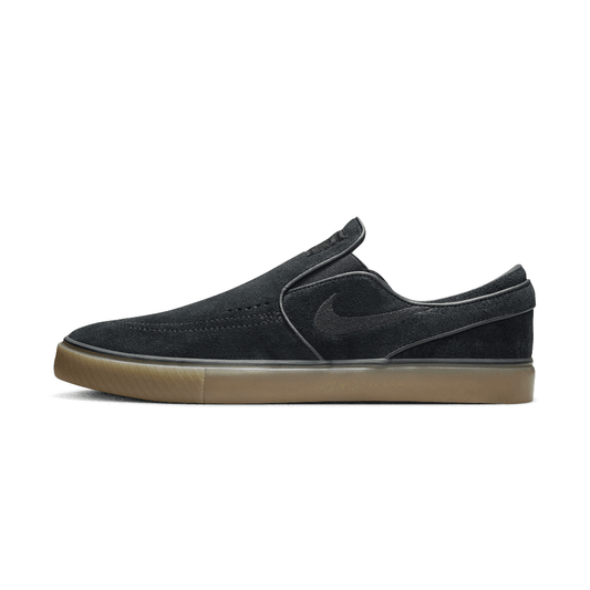Nike SB Janoski+ Black/Gum Slip-On, view 2