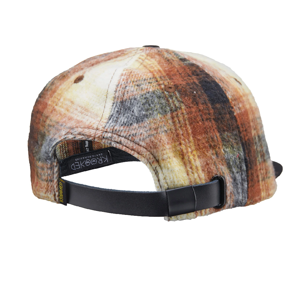 Krooked Double OK Strapback Flannel/Black Hat