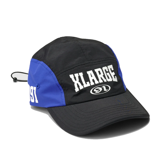 Xlarge Football Camp Black/Blue Cap