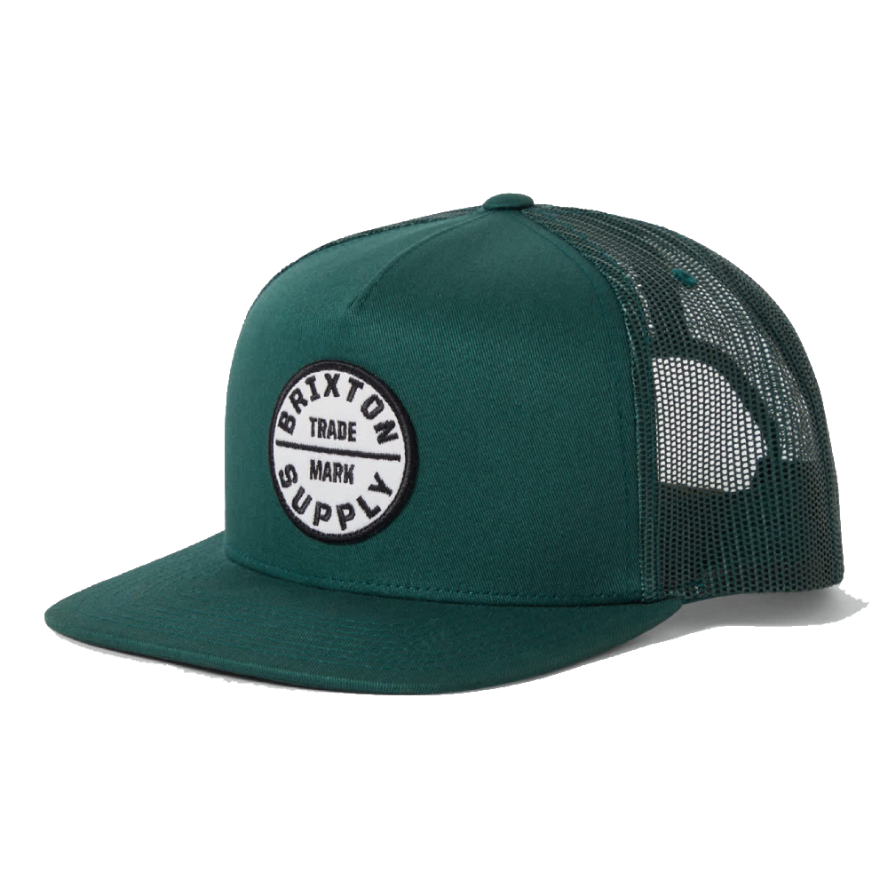 Brixton Oath Trucker Night Sage Hat