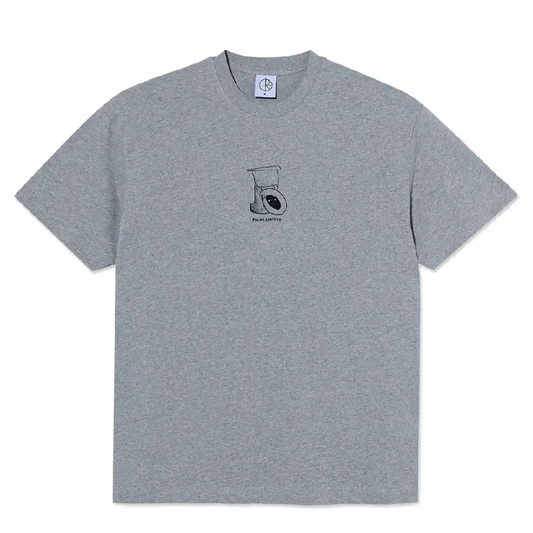 Polar Skate Co Toilet T-Shirt Heather Grey