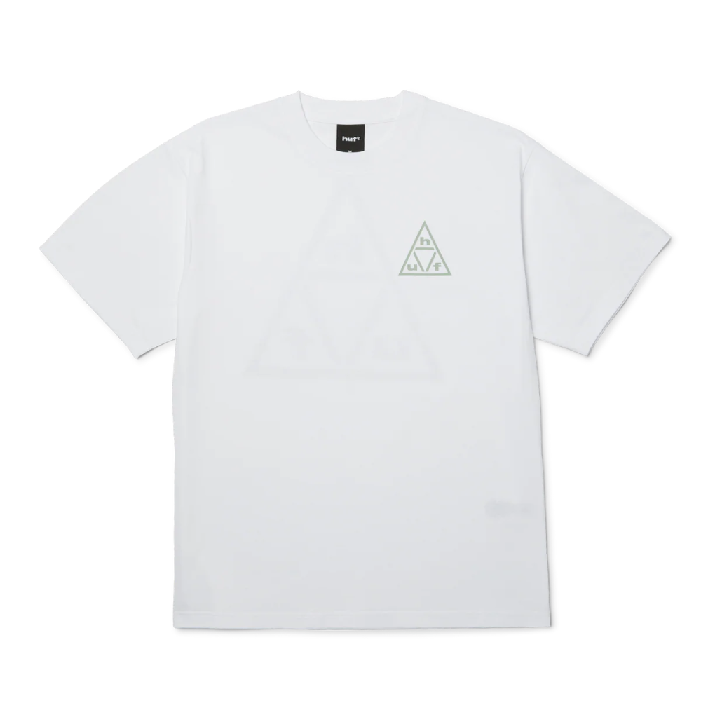 Huf Triple Triangle T-Shirt White/Grey