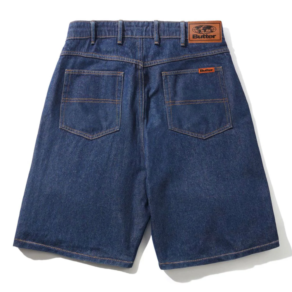 Butter Goods Baggy Denim Dark Indigo Shorts