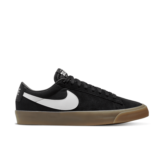 Nike SB Blazer Low Pro GT Shoes Black/White/Gum