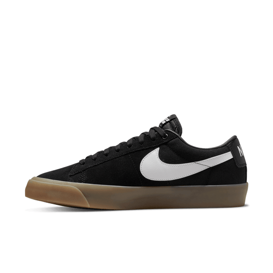 Nike SB Blazer Low Pro GT Black/White/Gum, view 2