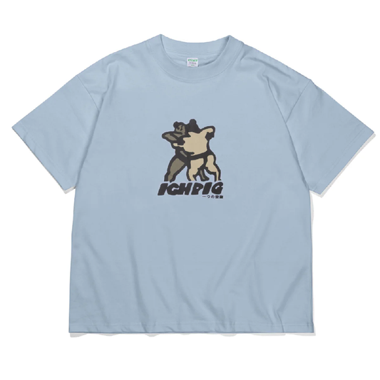 Ichpig Sumo Slate Blue T-Shirt