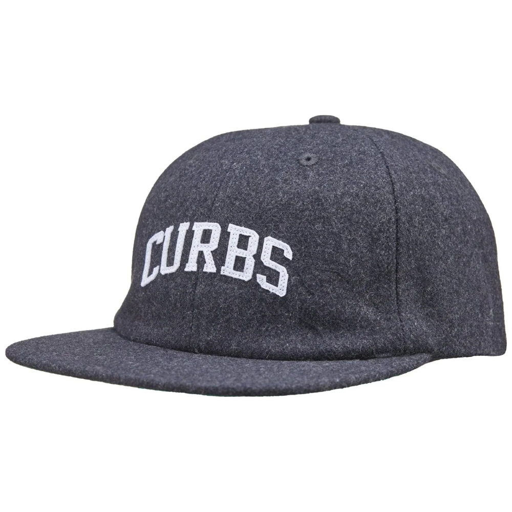 Real Curbs Strapback Cap Charcoal