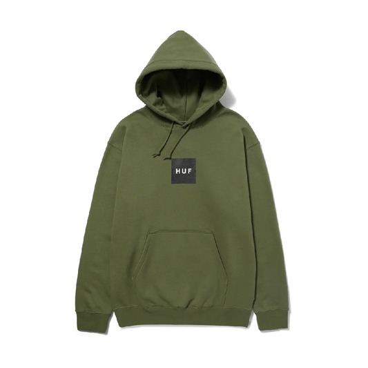 HUF Box Logo Pullover Hoodie Olive/Black