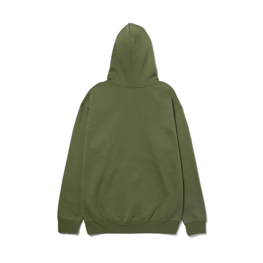 HUF Box Logo Pullover Hoodie Olive/Black