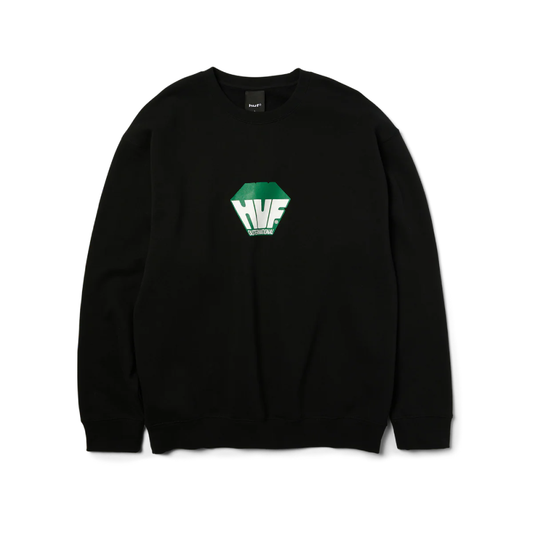 Huf Big Block Crewneck Black