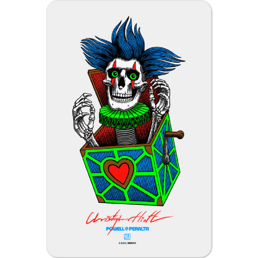 Powell Peralta Chris Hiett Skull Sticker