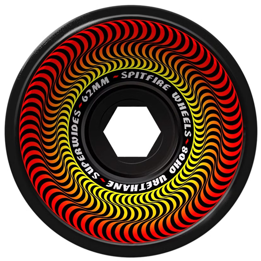 Spitfire 80HD Superwide Black Wheels