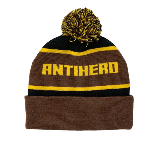 Anti Hero Ice Cold Pom Beanie Black/Brown/Gold