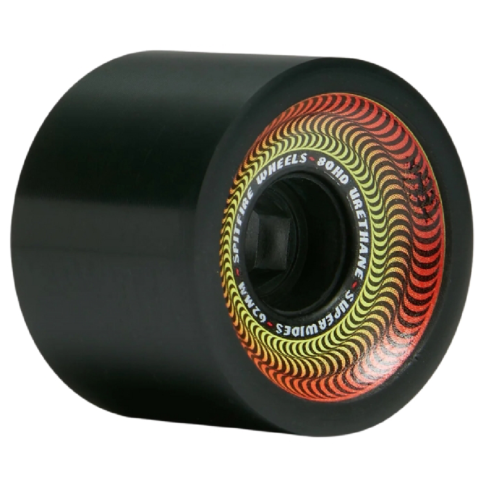 Spitfire 80HD Superwide Black Wheels