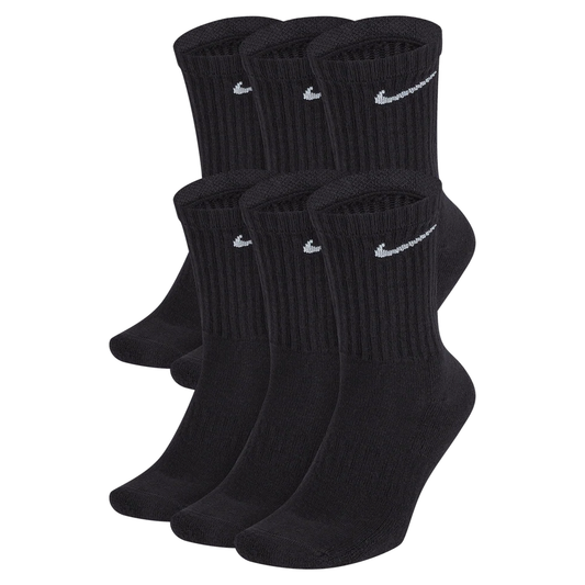 Nike SB Nike Everyday Cushioned Crew Black Sock 6 Pack, view 2