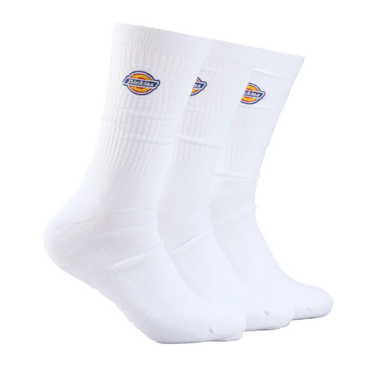 Dickies Valley Grove Socks White 3 Pack