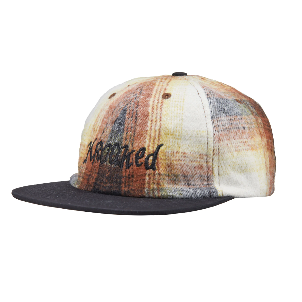 Krooked Double OK Strapback Flannel/Black Hat