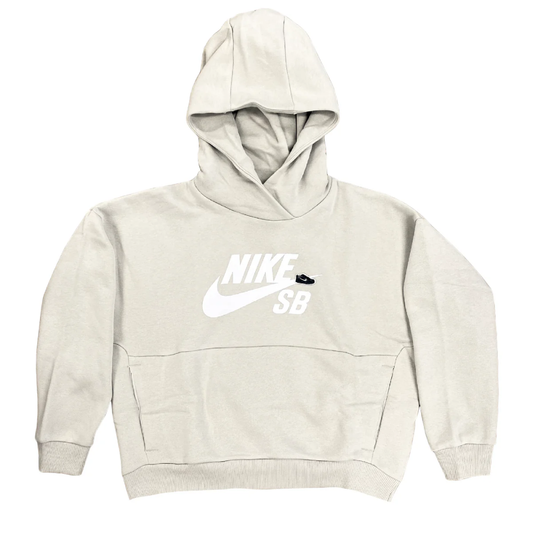 Nike SB Icon Youth Hoodie Light Bone