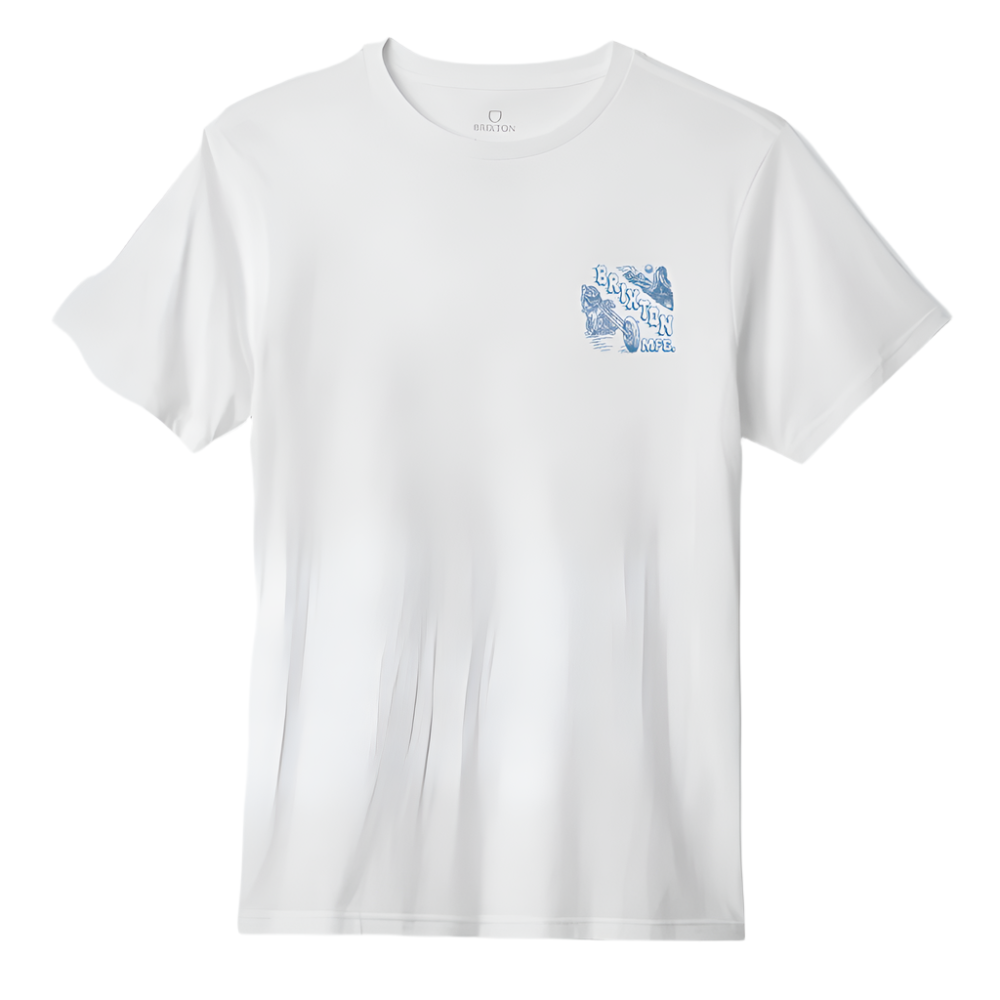 Brixton Pasco Tailored Fit T-Shirt White