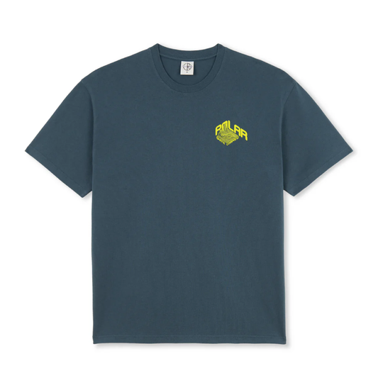 Polar Graph T-Shirt Grey Blue