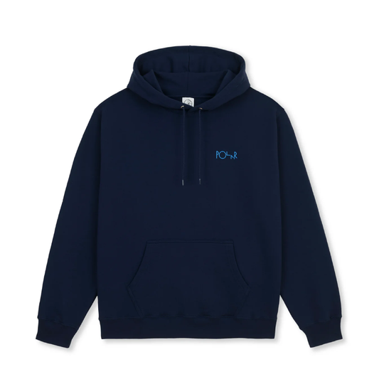 Polar Dave Strike Logo Hoodie Dark Blue