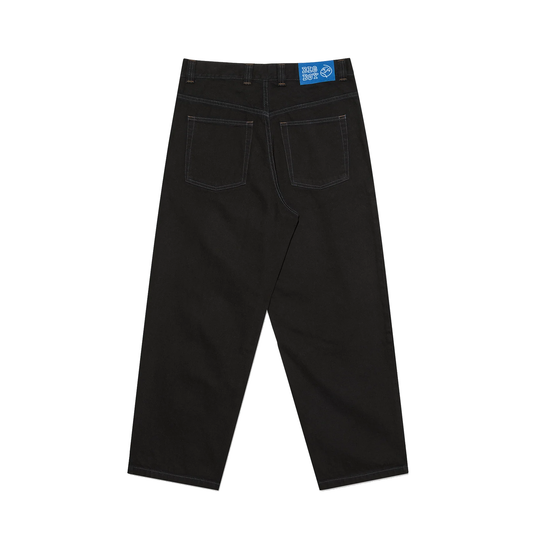 Polar Big Boy Jeans Black/Blue Stitching
