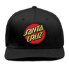 Santa Cruz Classic Dot Patch Cap Black