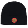 Santa Cruz Classic Dot Patch Beanie Black