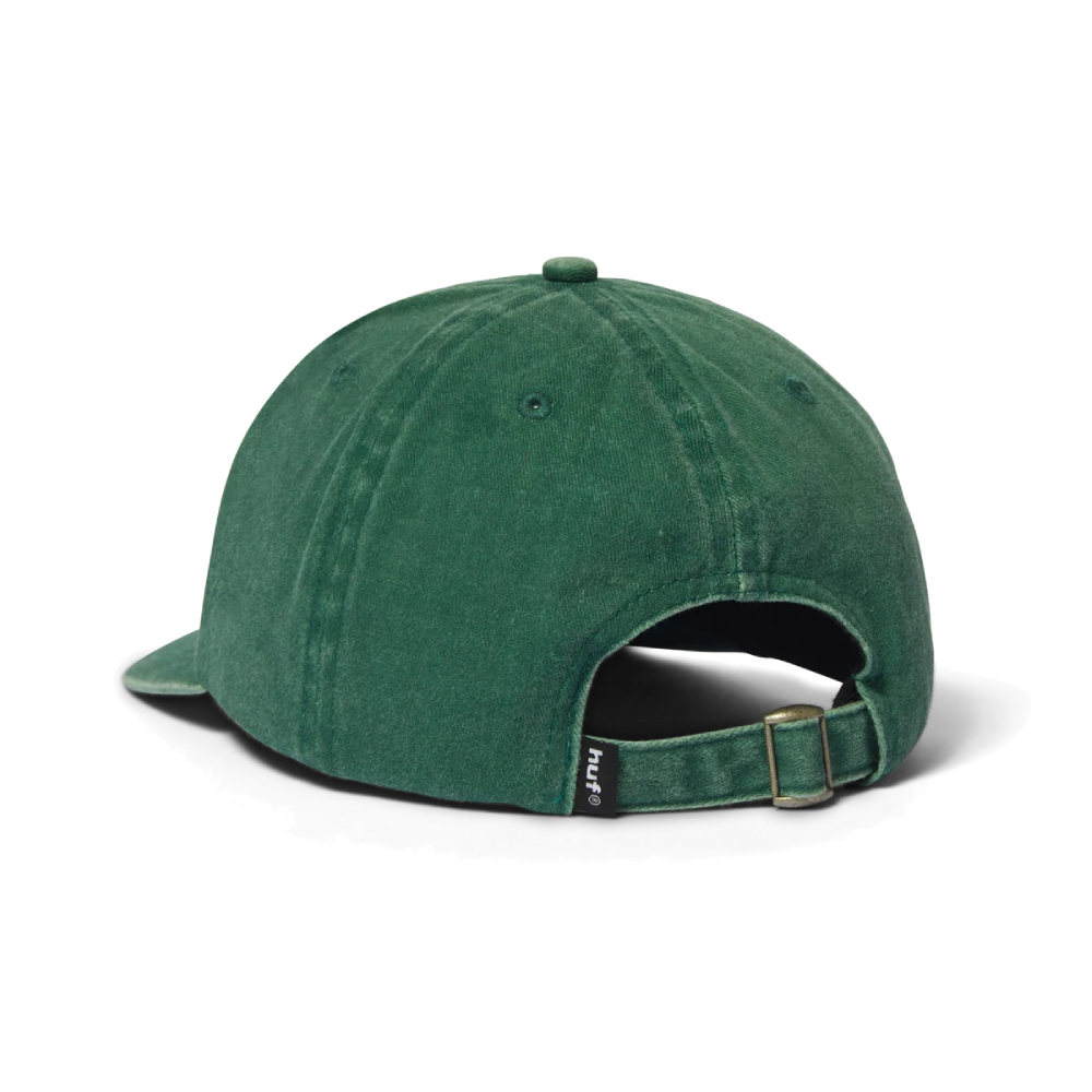 Huf Sol Denim 6 Panel CV Washed Hat Forest Green