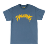 Welcome Barb T-Shirt Indigo/Yellow
