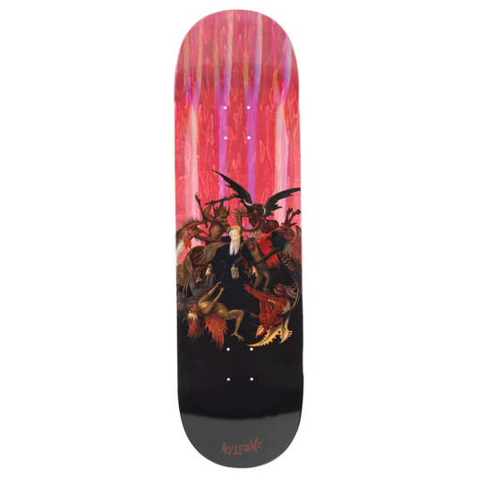 Welcome Torment Popsicle Dark Red Stain Deck 9.0