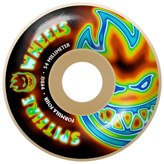 Spitfire Formular Four Classic Radioactive Big Head Wheels 54mm
