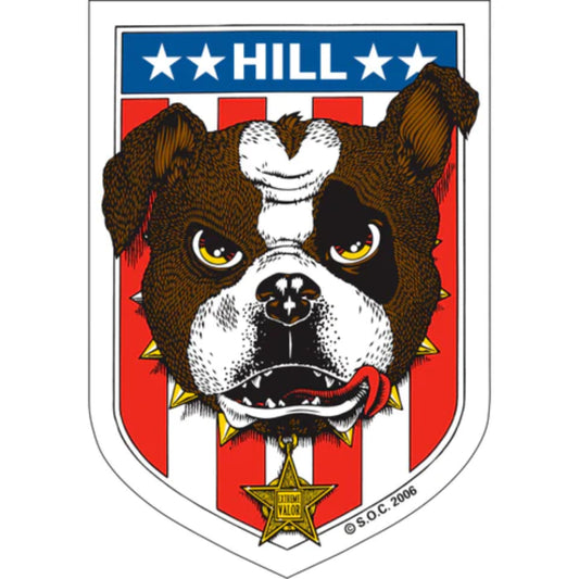 Powell Peralta Frankie Hill Bulldog Sticker