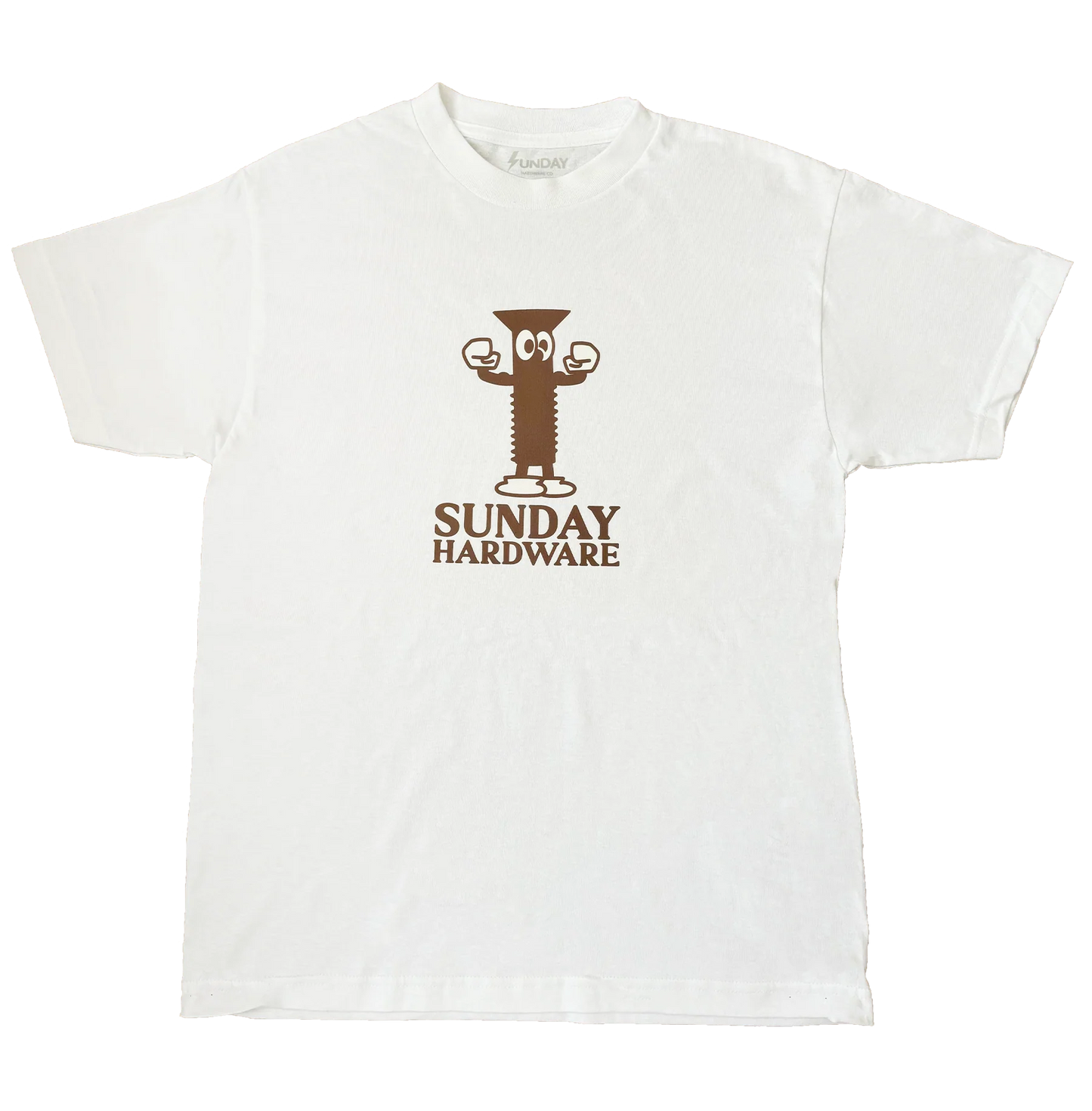 Sunday Strong Bolt T-shirt White/ Bronze