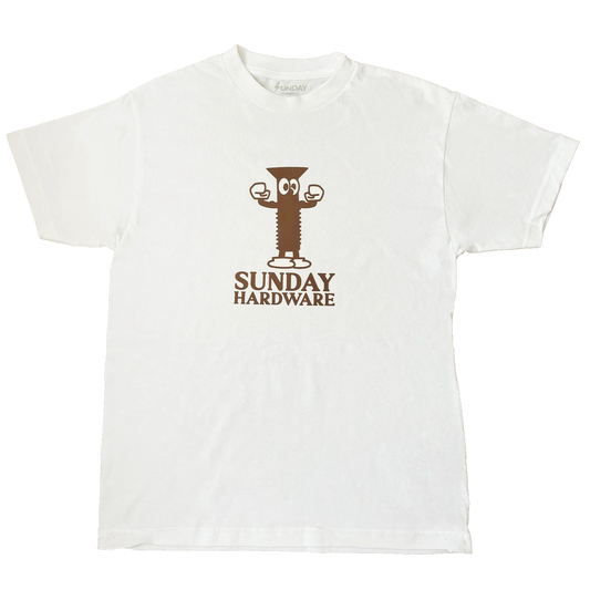 Sunday Strong Bolt T-shirt White/ Bronze