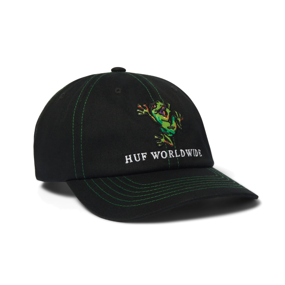 Huf Stuck On You 6 Panel CV Hat Black