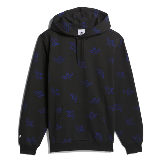 Adidas Shmoofoil All Over Print Hoodie Black