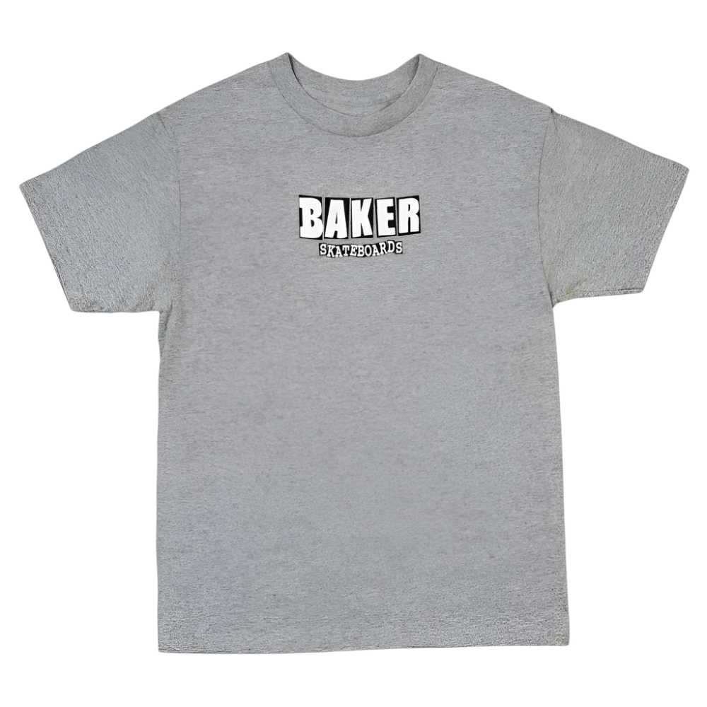 Baker Logo T-Shirt Heather Grey