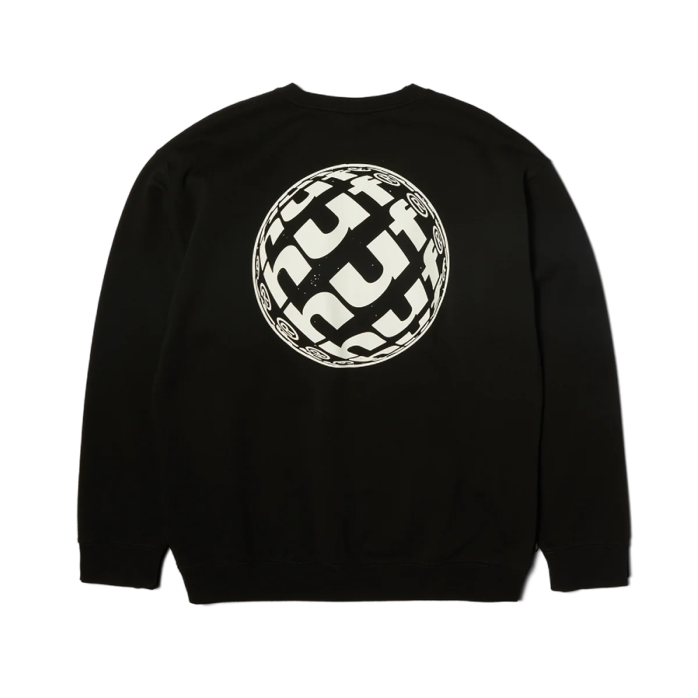 Huf Wide Angle Crew Black