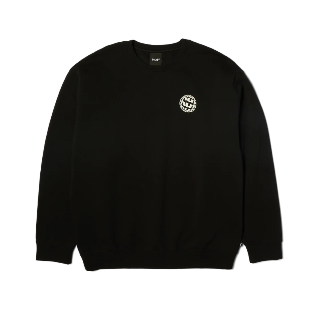 Huf Wide Angle Crew Black