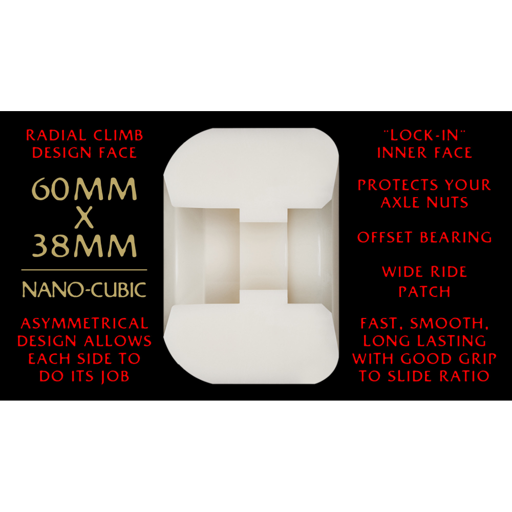 Powell Peralta Nano-Cubic Wheels 93A 60mm x 38mm