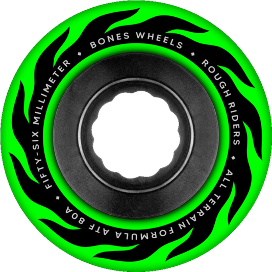 Bones ATF Rough Riders Eternal Flame Green 80A 56mm