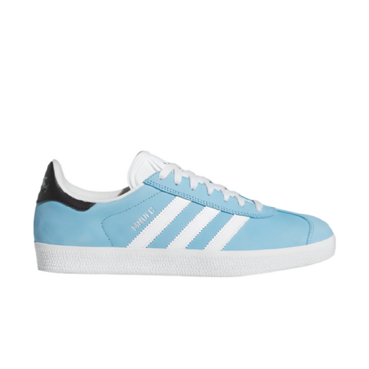adidas MNUFC x Familia Gazelle ADV Crystal White/Core Black/Better Scarlet — skate shoes