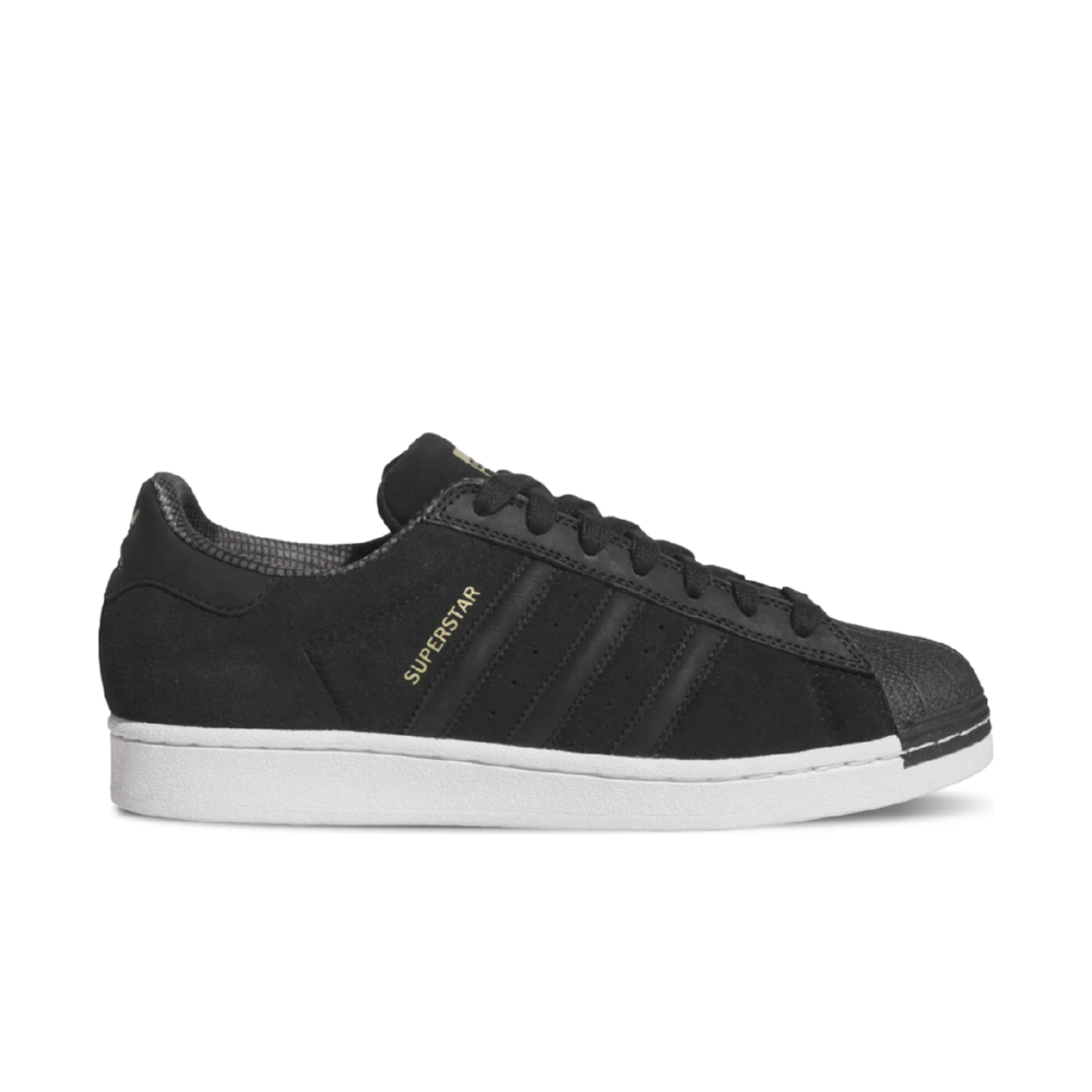 adidas Superstar ADV Black/Black/White — skate shoes