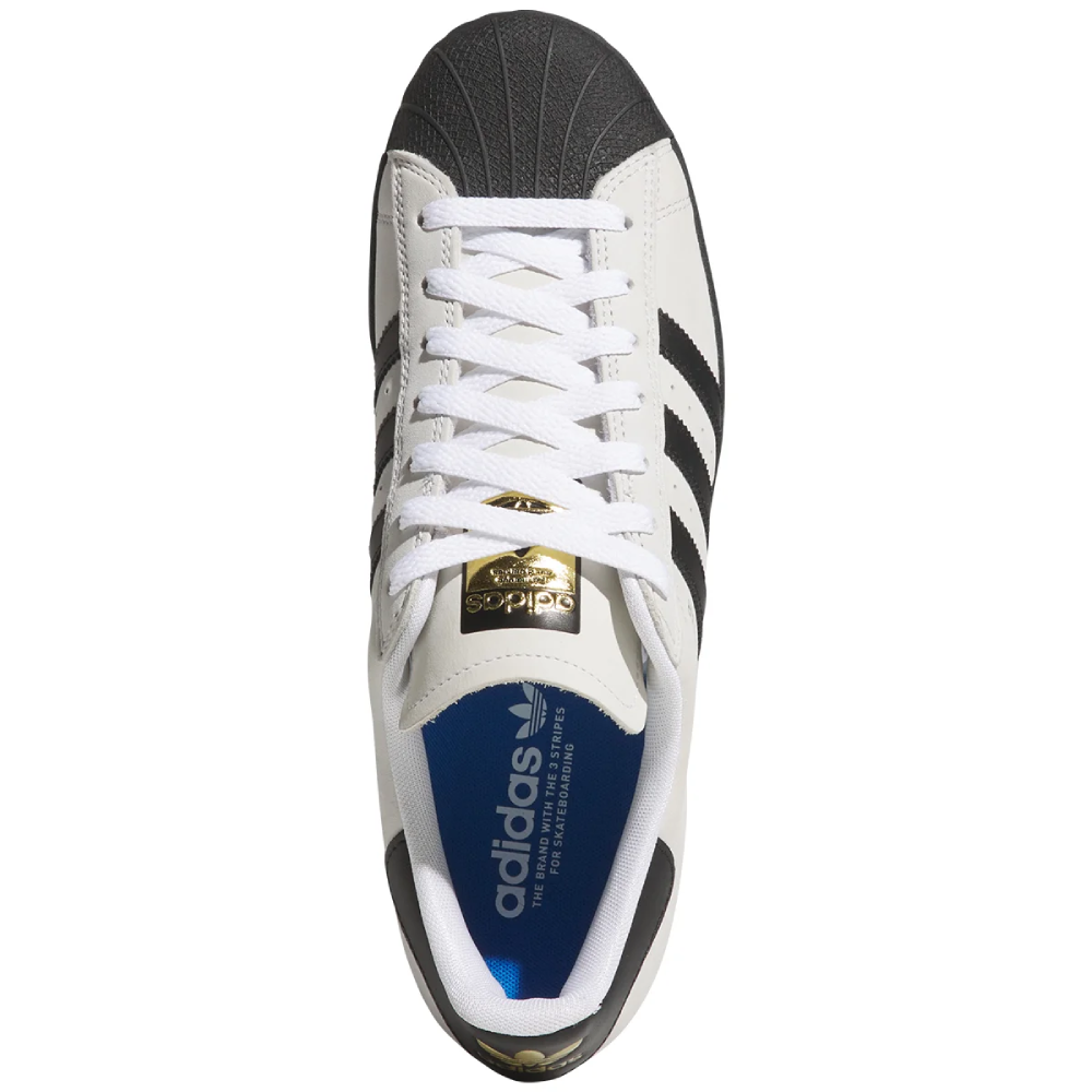 Adidas Superstar ADV Crystal White/Core Black – The Skateboard Shop